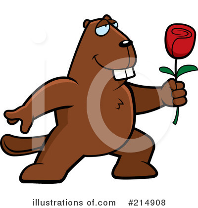 Royalty-Free (RF) Beaver Clipart Illustration by Cory Thoman - Stock Sample #214908