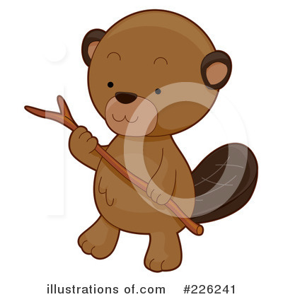 Royalty-Free (RF) Beaver Clipart Illustration by BNP Design Studio - Stock Sample #226241
