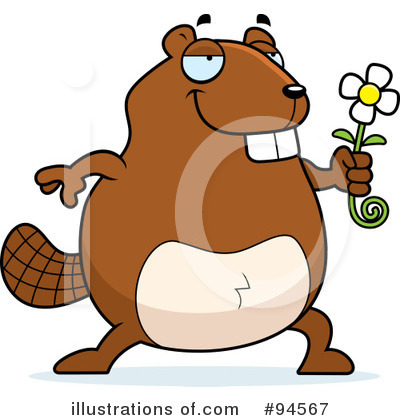 Royalty-Free (RF) Beaver Clipart Illustration by Cory Thoman - Stock Sample #94567
