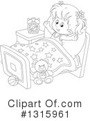 Bed Time Clipart #1315961 by Alex Bannykh