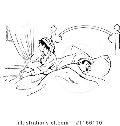Royalty-Free (RF) Bedtime Clipart Illustration by Prawny Vintage - Stock Sample #1166110