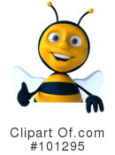 Bee Character Clipart #101295 by Julos