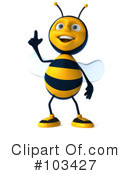 Bee Character Clipart #103427 by Julos