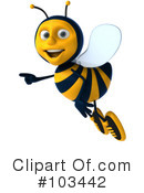 Bee Character Clipart #103442 by Julos