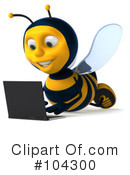 Bee Character Clipart #104300 by Julos