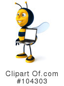 Bee Character Clipart #104303 by Julos