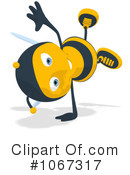 Bee Character Clipart #1067317 by Julos