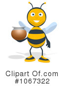 Bee Character Clipart #1067322 by Julos