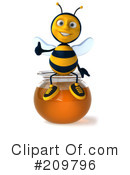 Bee Character Clipart #209796 by Julos