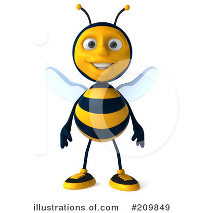 Bee Clipart #209849 by Julos