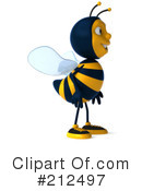 Bee Character Clipart #212497 by Julos