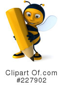 Bee Character Clipart #227902 by Julos