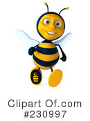 Bee Character Clipart #230997 by Julos