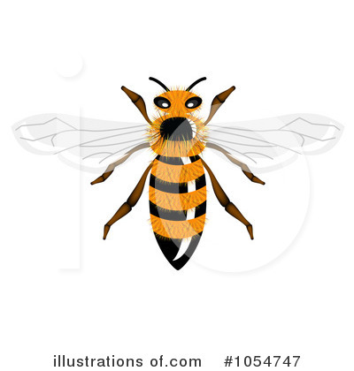 Bee Clipart #1054747 by vectorace
