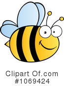 Bee Clipart #1069424 by Hit Toon