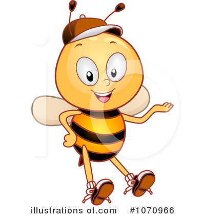 Royalty-Free (RF) Bee Clipart Illustration by BNP Design Studio - Stock Sample #1070966