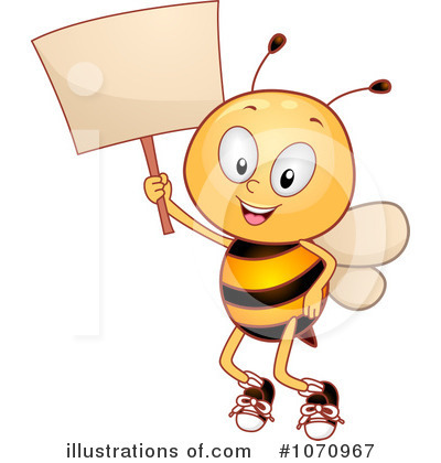 Royalty-Free (RF) Bee Clipart Illustration by BNP Design Studio - Stock Sample #1070967