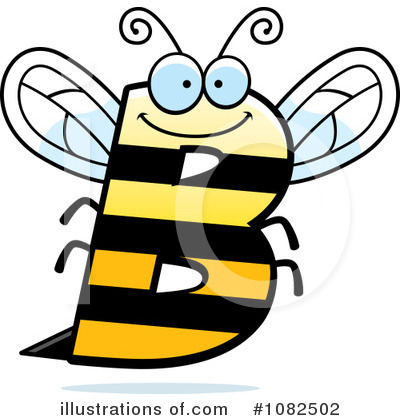 Royalty-Free (RF) Bee Clipart Illustration by Cory Thoman - Stock Sample #1082502