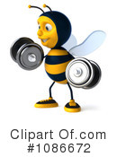 Bee Clipart #1086672 by Julos