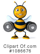 Bee Clipart #1086676 by Julos