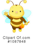 Bee Clipart #1087848 by Pushkin