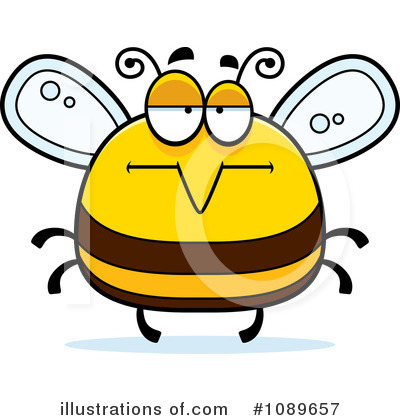 Royalty-Free (RF) Bee Clipart Illustration by Cory Thoman - Stock Sample #1089657
