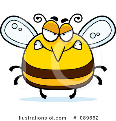 Royalty-Free (RF) Bee Clipart Illustration by Cory Thoman - Stock Sample #1089662