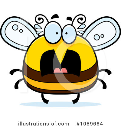 Royalty-Free (RF) Bee Clipart Illustration by Cory Thoman - Stock Sample #1089664