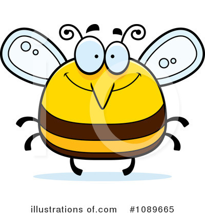Royalty-Free (RF) Bee Clipart Illustration by Cory Thoman - Stock Sample #1089665