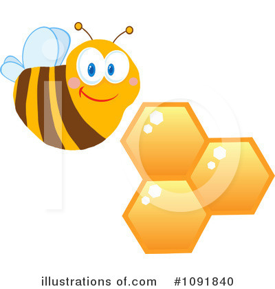 Honeycomb Clipart #1091840 by Hit Toon
