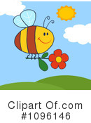 Bee Clipart #1096146 by Hit Toon