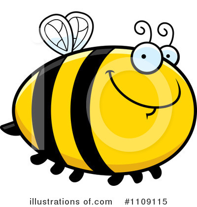 Royalty-Free (RF) Bee Clipart Illustration by Cory Thoman - Stock Sample #1109115