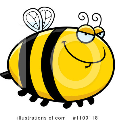 Royalty-Free (RF) Bee Clipart Illustration by Cory Thoman - Stock Sample #1109118