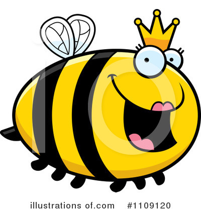 Royalty-Free (RF) Bee Clipart Illustration by Cory Thoman - Stock Sample #1109120