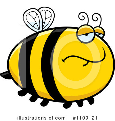 Royalty-Free (RF) Bee Clipart Illustration by Cory Thoman - Stock Sample #1109121