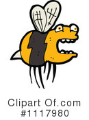 Bee Clipart #1117980 by lineartestpilot