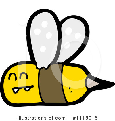 Bee Clipart #1118015 by lineartestpilot