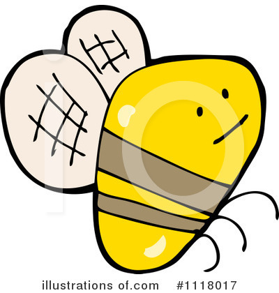 Bee Clipart #1118017 by lineartestpilot