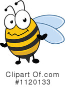 Bee Clipart #1120133 by Vector Tradition SM