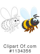 Bee Clipart #1134356 by Alex Bannykh
