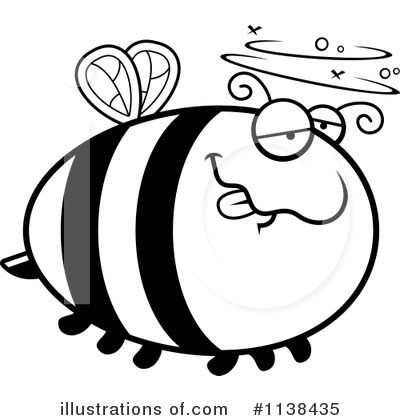 Royalty-Free (RF) Bee Clipart Illustration by Cory Thoman - Stock Sample #1138435