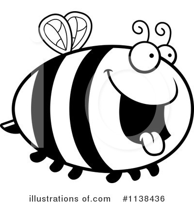 Royalty-Free (RF) Bee Clipart Illustration by Cory Thoman - Stock Sample #1138436