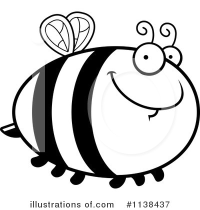 Royalty-Free (RF) Bee Clipart Illustration by Cory Thoman - Stock Sample #1138437