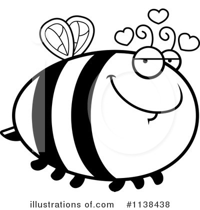 Royalty-Free (RF) Bee Clipart Illustration by Cory Thoman - Stock Sample #1138438