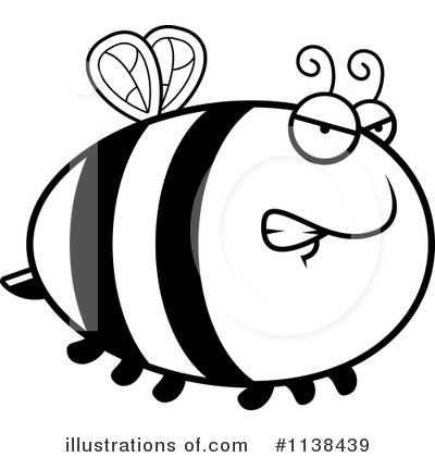 Royalty-Free (RF) Bee Clipart Illustration by Cory Thoman - Stock Sample #1138439