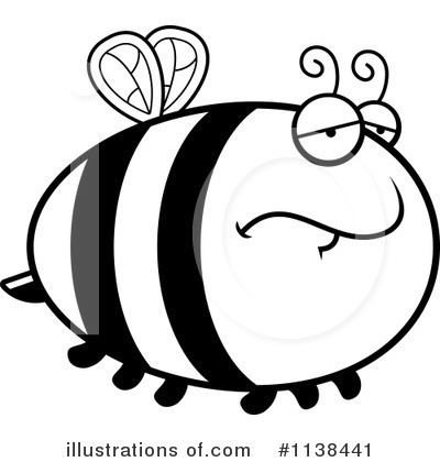 Royalty-Free (RF) Bee Clipart Illustration by Cory Thoman - Stock Sample #1138441