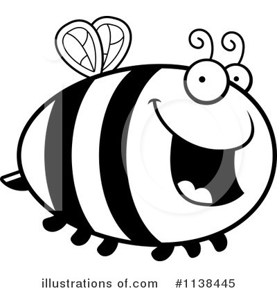 Royalty-Free (RF) Bee Clipart Illustration by Cory Thoman - Stock Sample #1138445