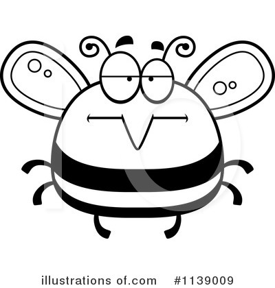 Royalty-Free (RF) Bee Clipart Illustration by Cory Thoman - Stock Sample #1139009