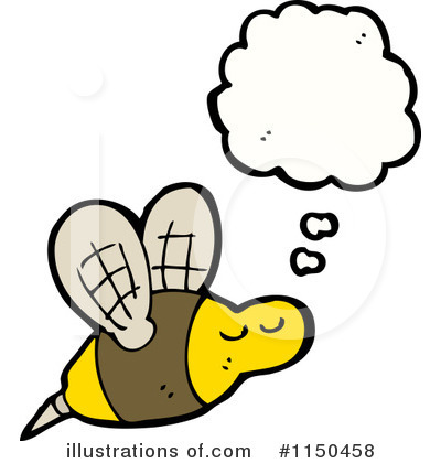Royalty-Free (RF) Bee Clipart Illustration by lineartestpilot - Stock Sample #1150458