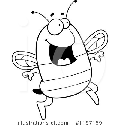 Royalty-Free (RF) Bee Clipart Illustration by Cory Thoman - Stock Sample #1157159